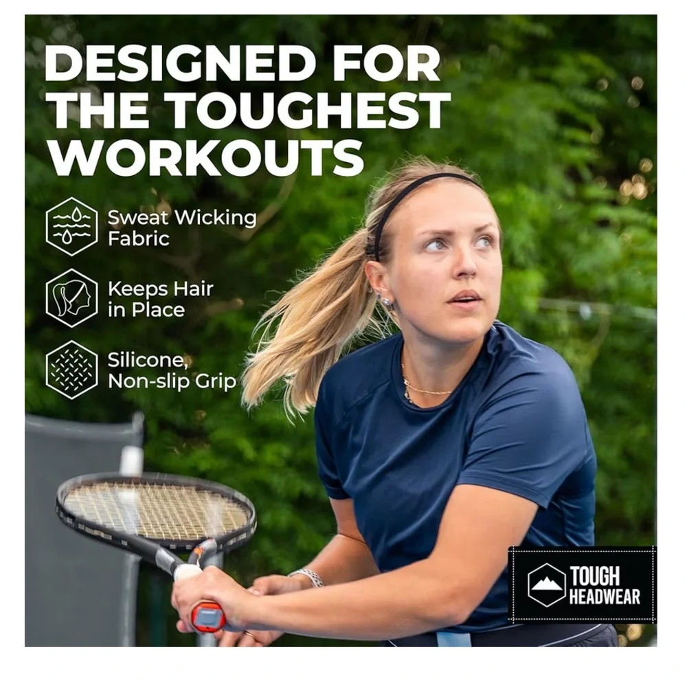 Black Flexfit Headband | NWOT